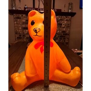 Vintage Union Products Inc 7512 Teddy Bear 18 Inch Light Up Blow Mold w/ Light